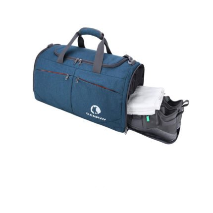 Canway Sports Gym Bag, Travel Duffel bag with Wet Pocket